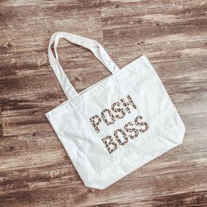 POSH BOSS | Leopard Print Cotton Tote Bag